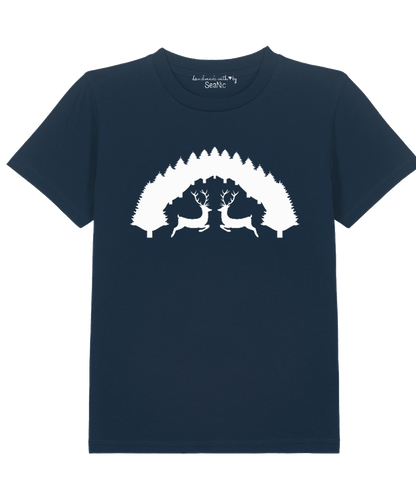 Child's Stags in the Forest T-shirt - SeaNic | Sustainable T-shirts and Gifts