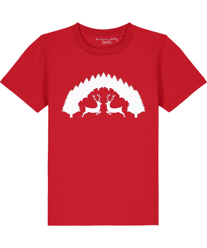 Child's Stags in the Forest T-shirt - SeaNic | Sustainable T-shirts and Gifts