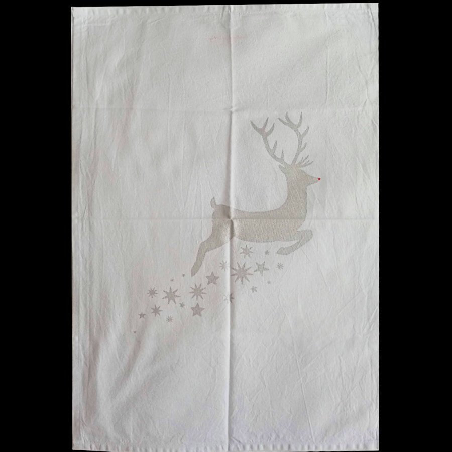 Rudolf Tea Towel - SeaNic | Sustainable T-shirts and Gifts