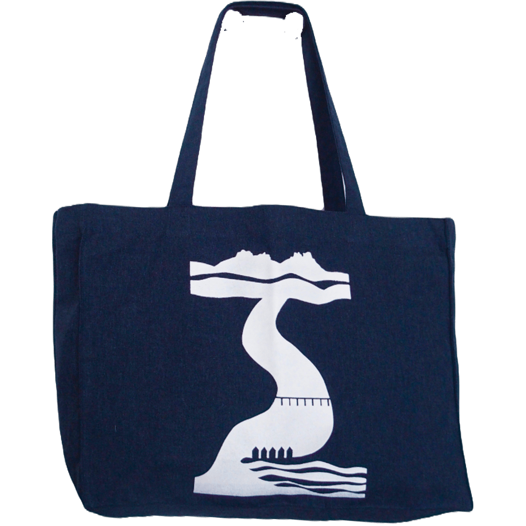 Tor to Sea Large Canvas Bag - SeaNic | Sustainable T-shirts and Gifts