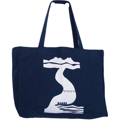 Tor to Sea Large Canvas Bag - SeaNic | Sustainable T-shirts and Gifts