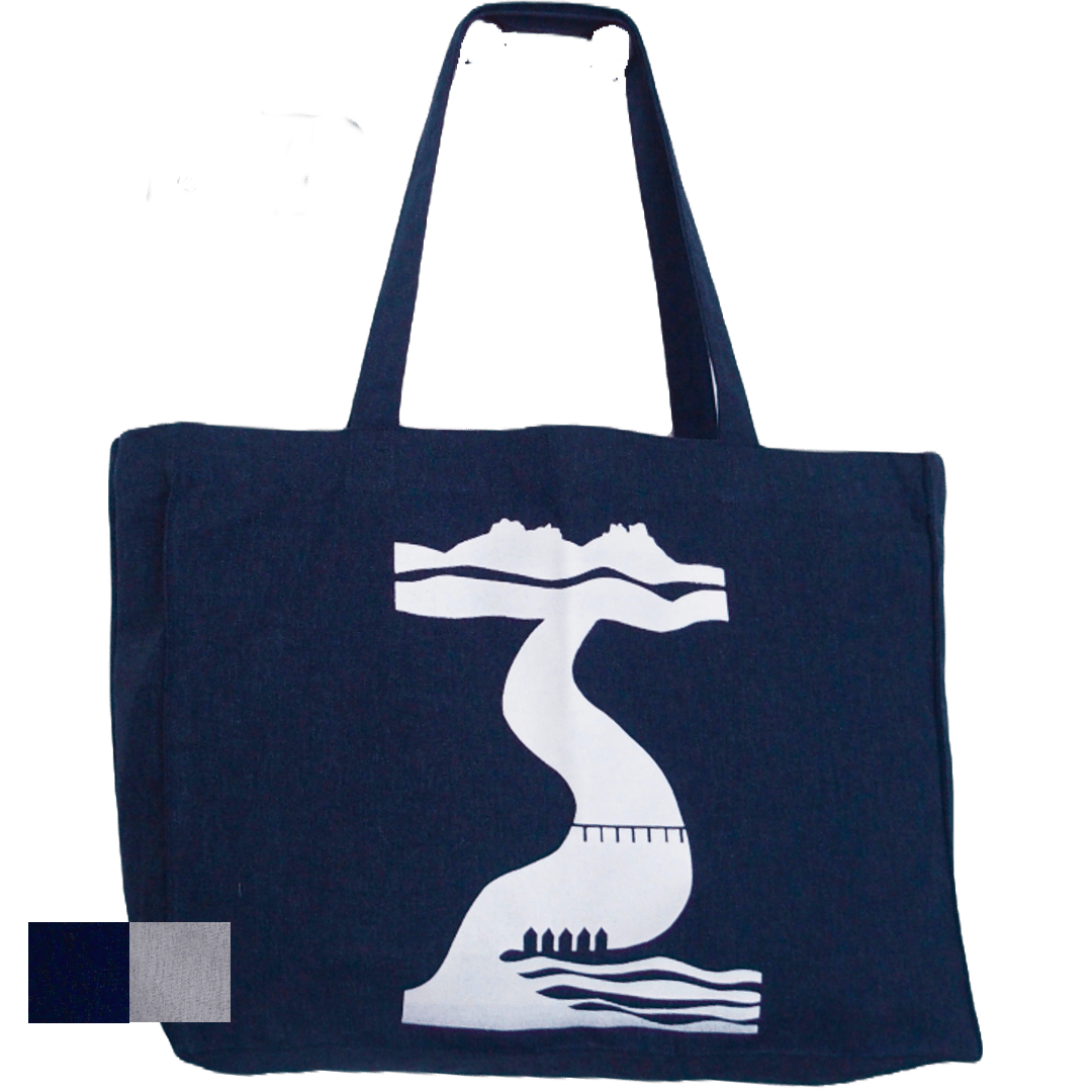 Tor to Sea Large Canvas Bag - SeaNic | Sustainable T-shirts and Gifts