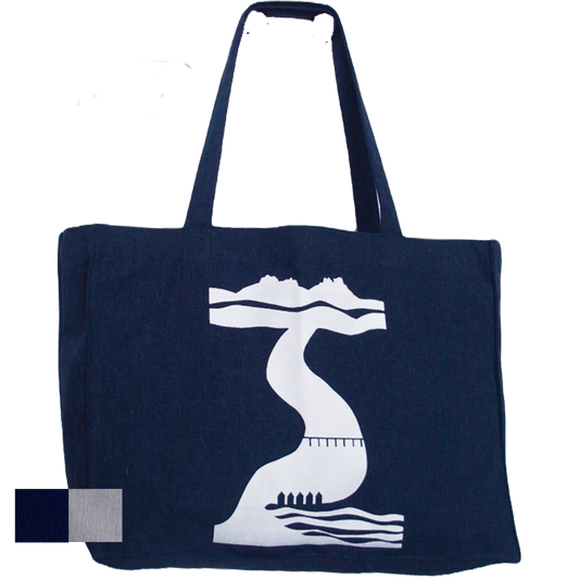 Tor to Sea Large Canvas Bag - SeaNic | Sustainable T-shirts and Gifts