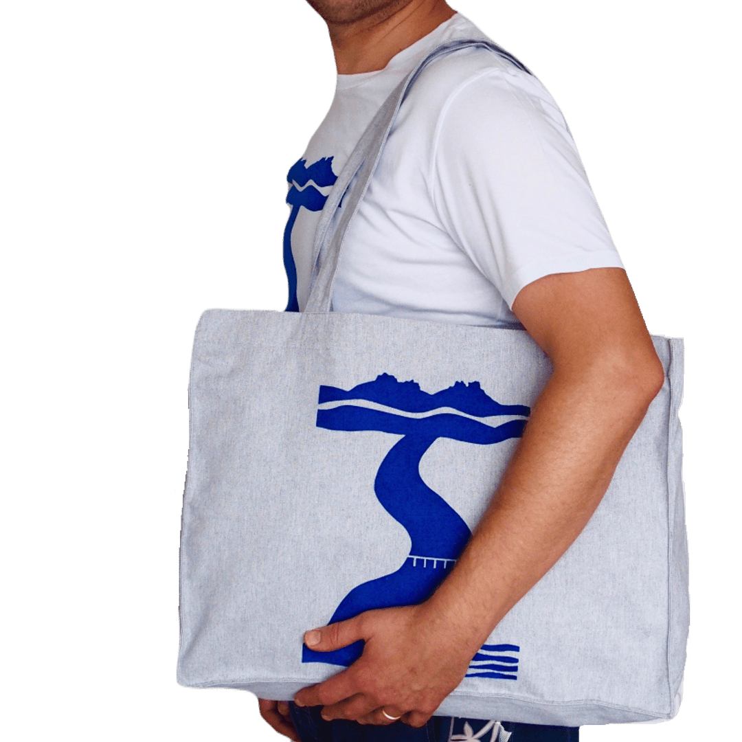 Tor to Sea Large Canvas Bag - SeaNic | Sustainable T-shirts and Gifts