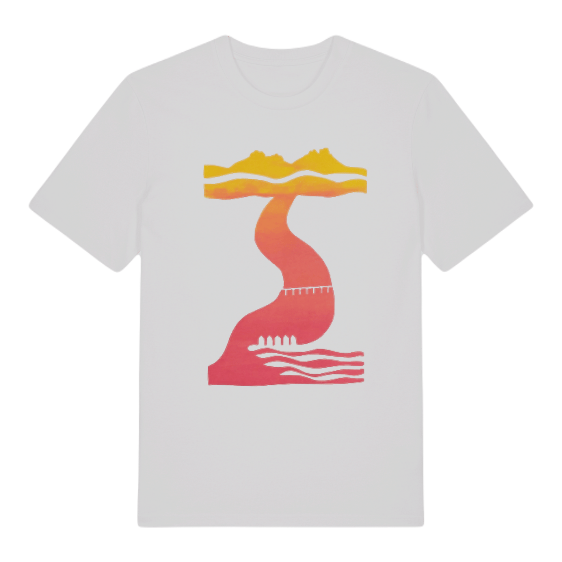 Tor to Sea Sunset T-shirt - SeaNic | Sustainable T-shirts and Gifts